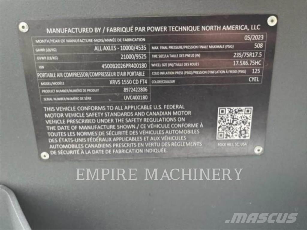 Atlas Copco XRVS1550CD Compressores