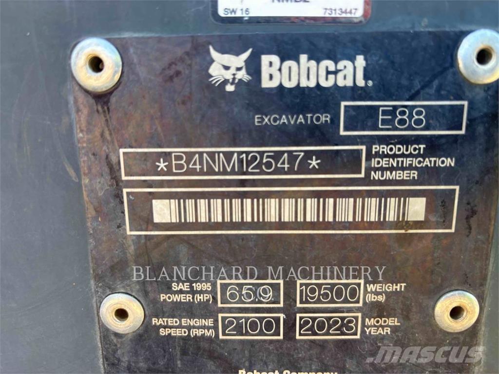 Bobcat E88 Escavadoras de rastos