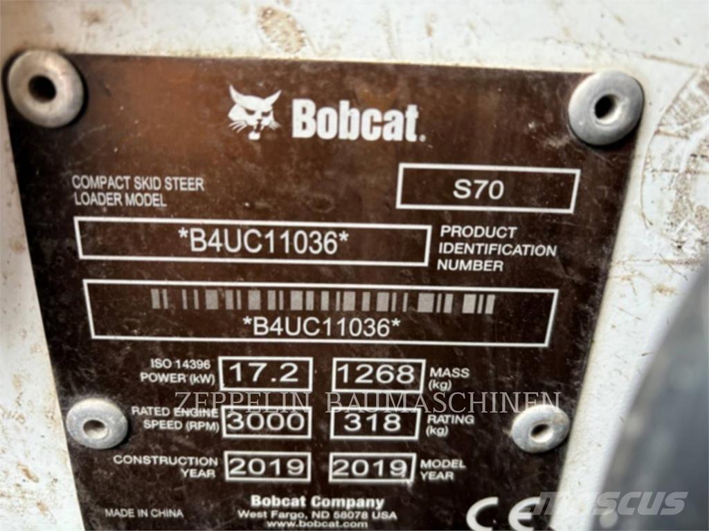 Bobcat S70 Carregadoras de direcção deslizante