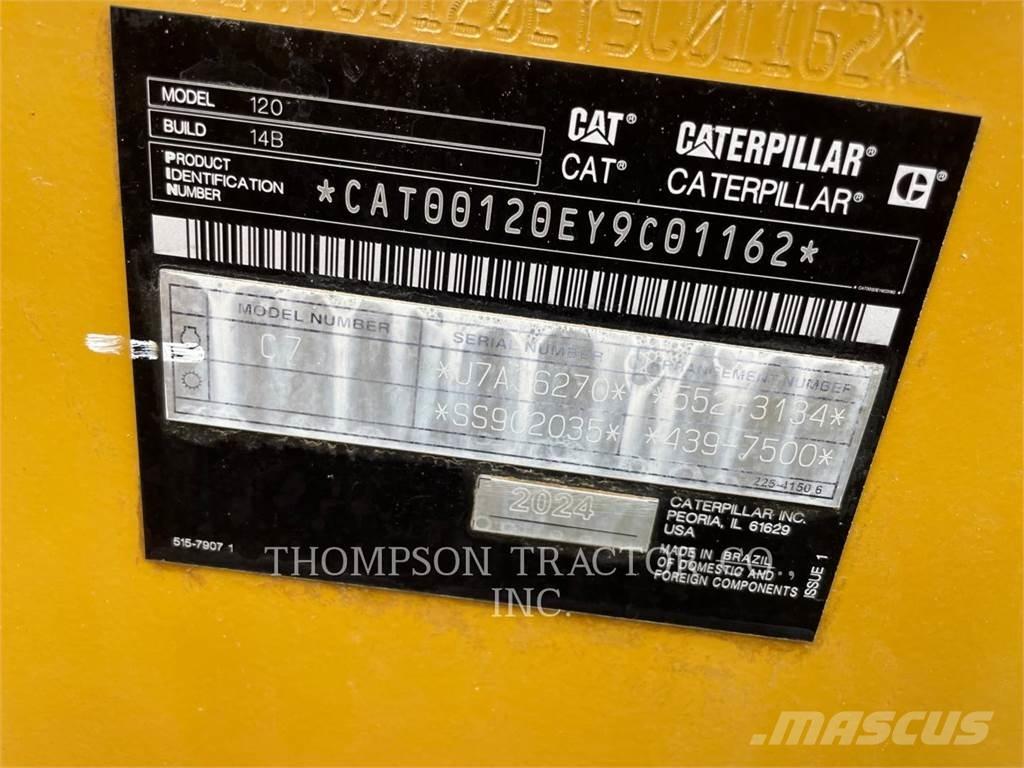 CAT 120 Motoniveladoras