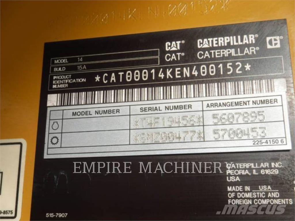 CAT 14-15 Motoniveladoras