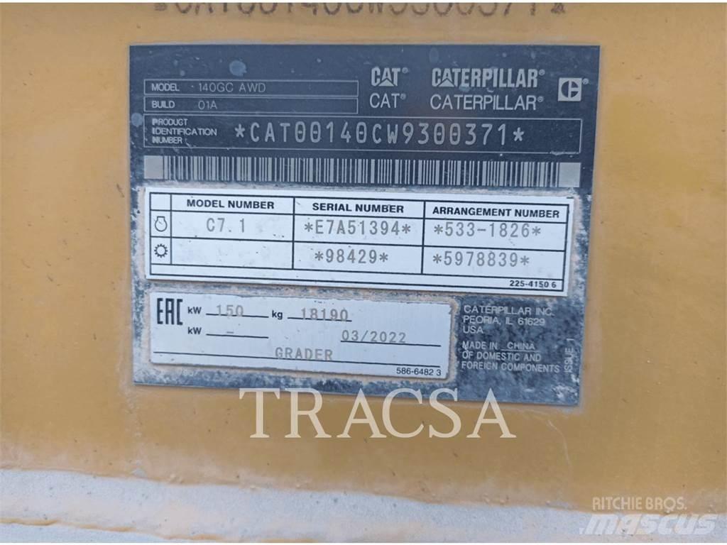 CAT 140 GC Motoniveladoras