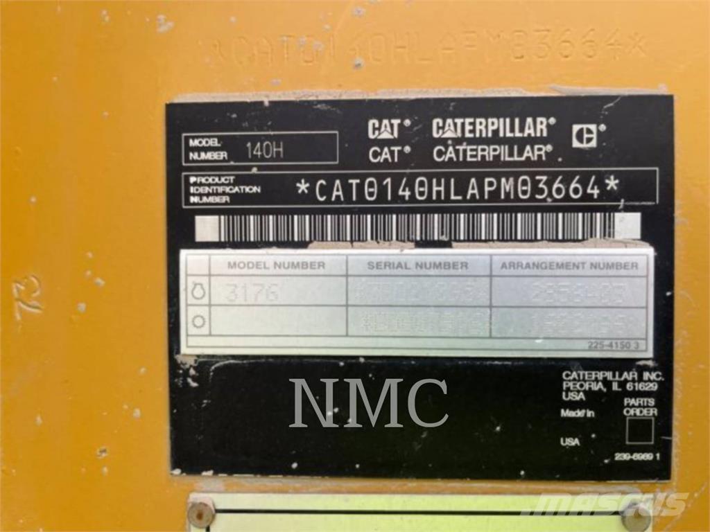 CAT 140H Motoniveladoras