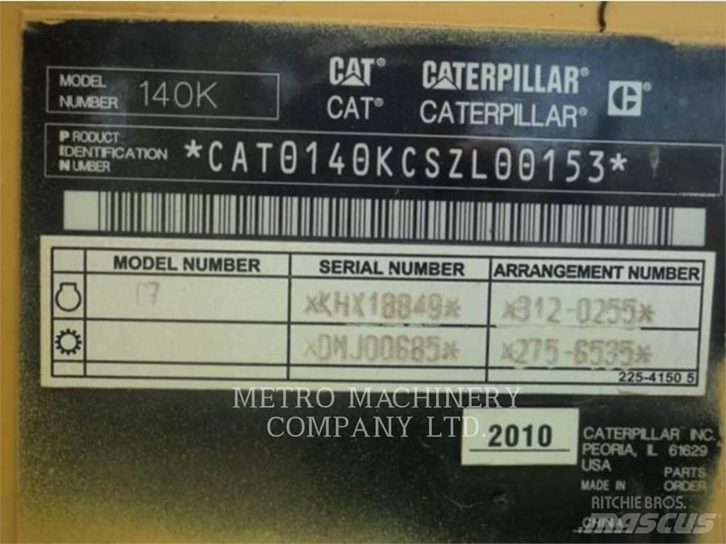 CAT 140K Motoniveladoras