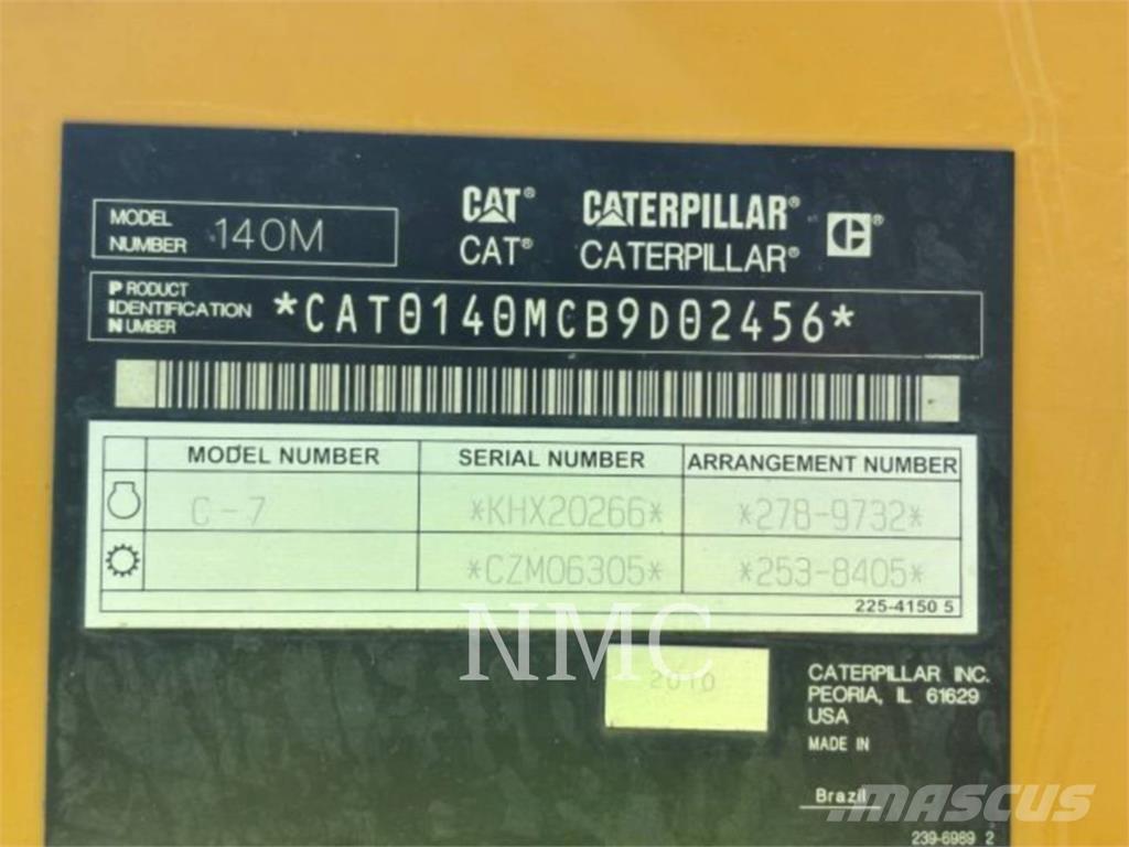 CAT 140M Motoniveladoras