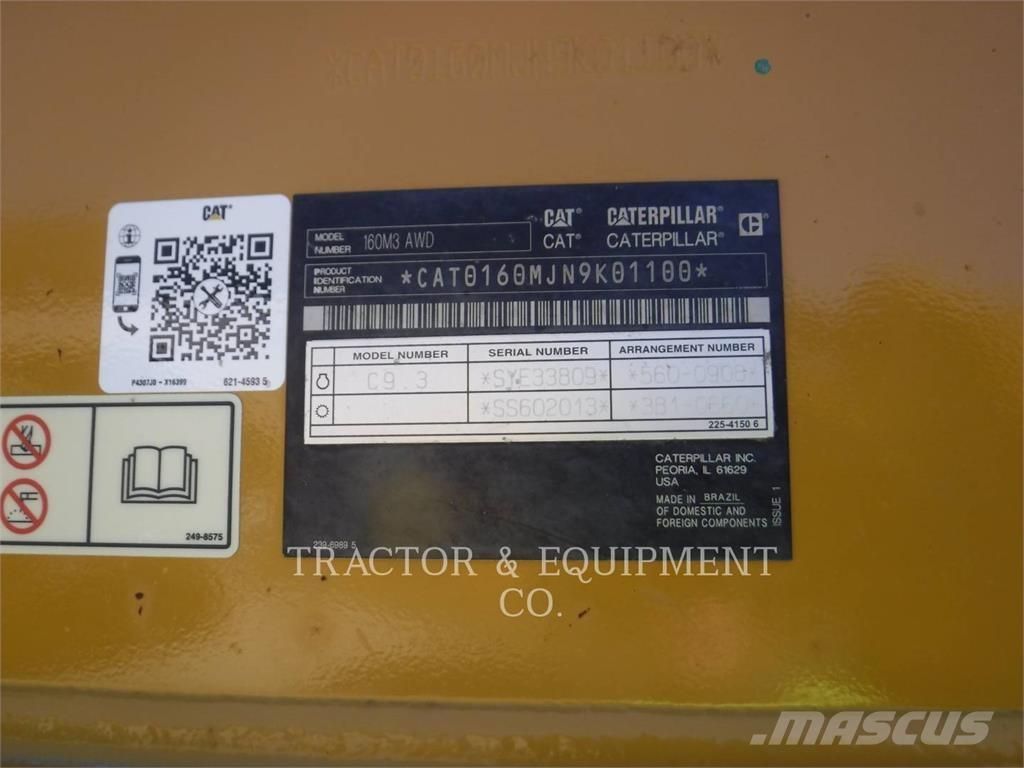 CAT 160M3 AWD Motoniveladoras