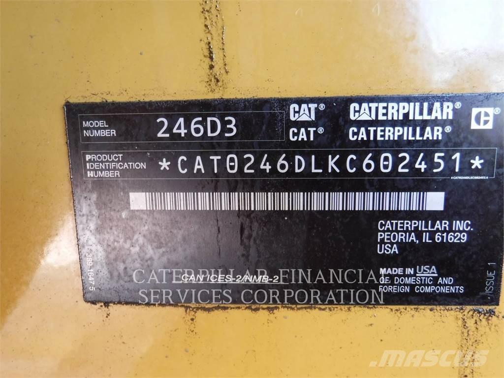 CAT 246D3 Carregadoras de direcção deslizante