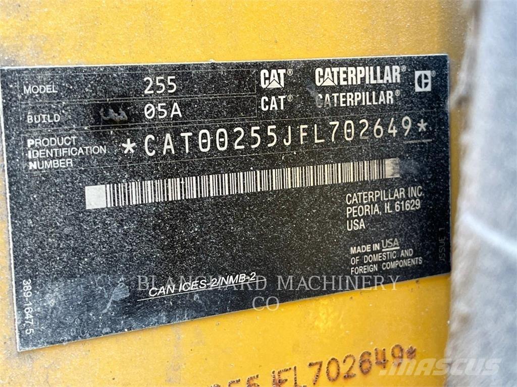 CAT 255 Pás Carregadoras de rastos