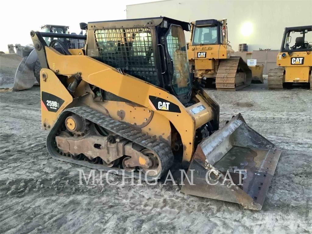 CAT 259B3 A2Q Carregadoras de direcção deslizante