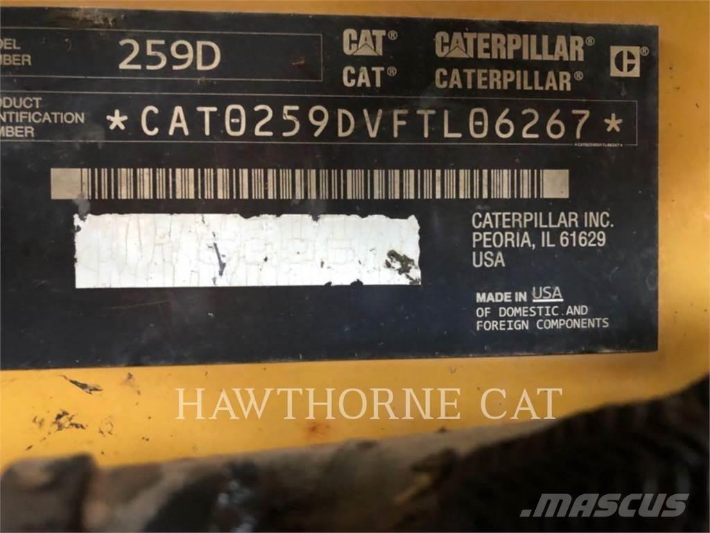 CAT 259D Pás Carregadoras de rastos