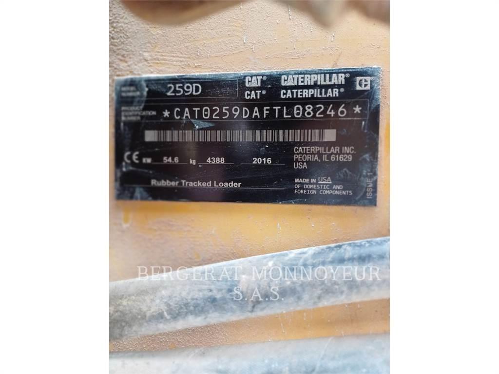 CAT 259D Pás Carregadoras de rastos