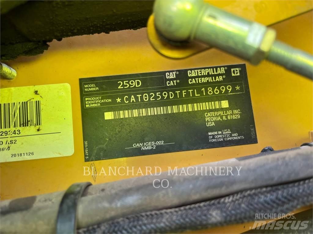 CAT 259D Pás Carregadoras de rastos