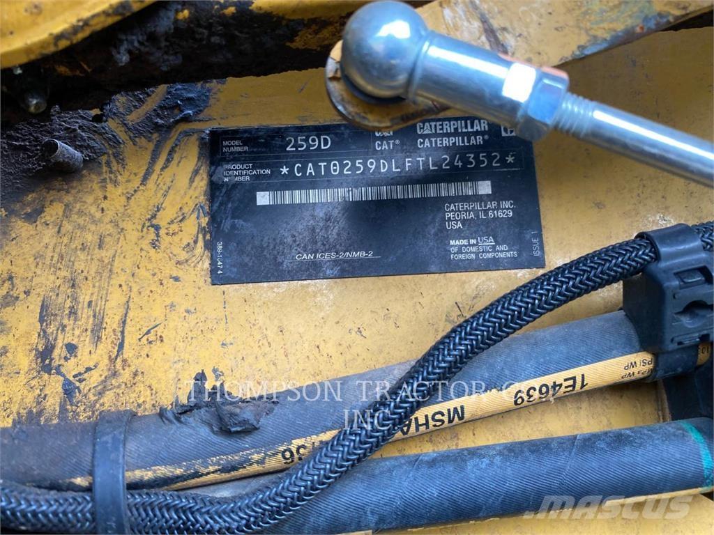 CAT 259D Pás Carregadoras de rastos