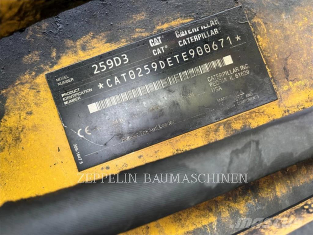 CAT 259D Carregadoras de direcção deslizante