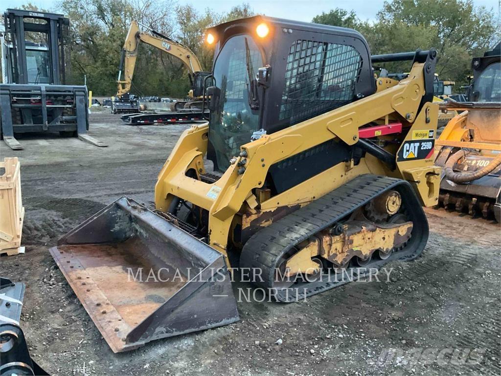 CAT 259D A2Q Carregadoras de direcção deslizante