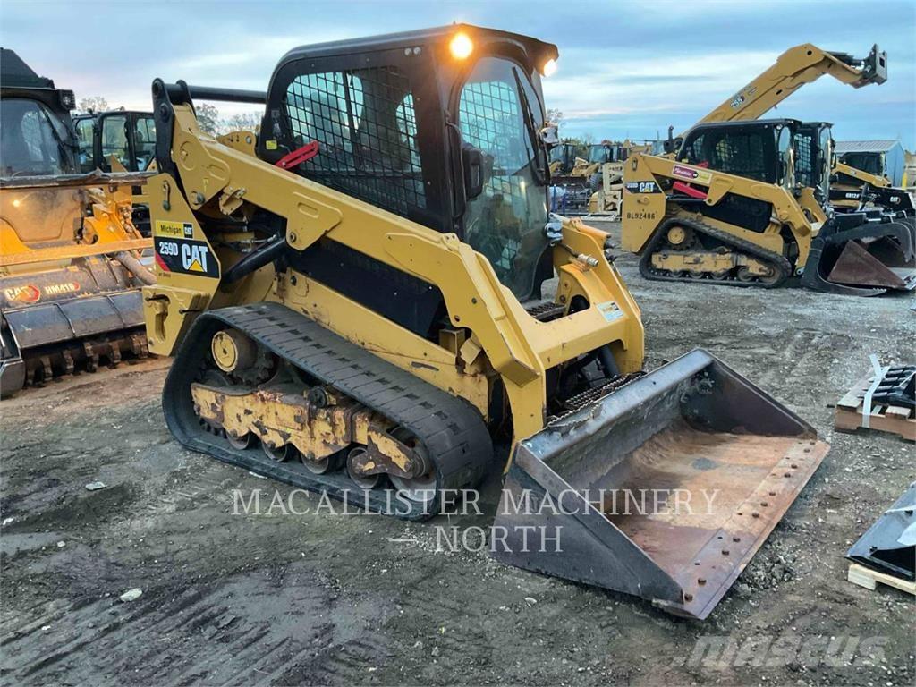 CAT 259D A2Q Carregadoras de direcção deslizante