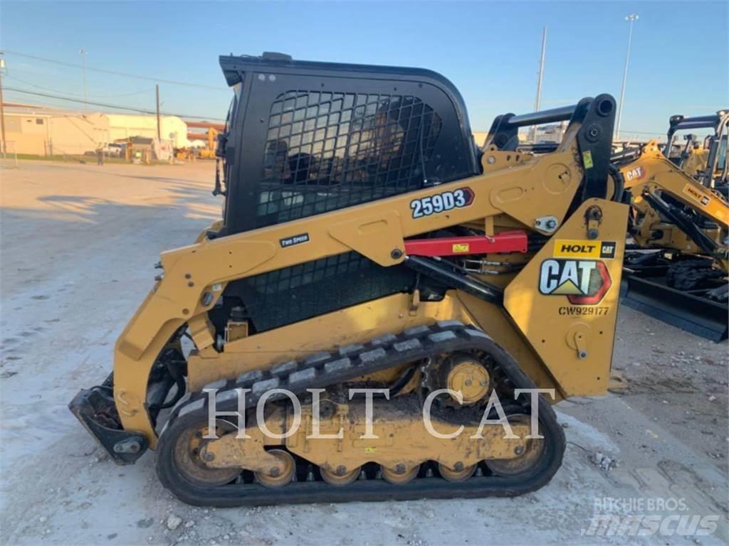 CAT 259D CAB Carregadoras de direcção deslizante