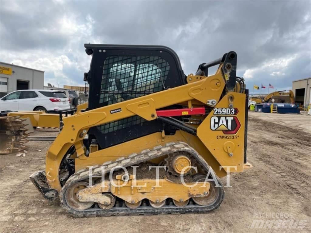 CAT 259D CAB Carregadoras de direcção deslizante
