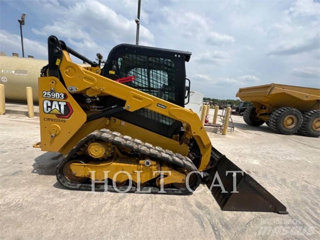 CAT 259D CAB Carregadoras de direcção deslizante