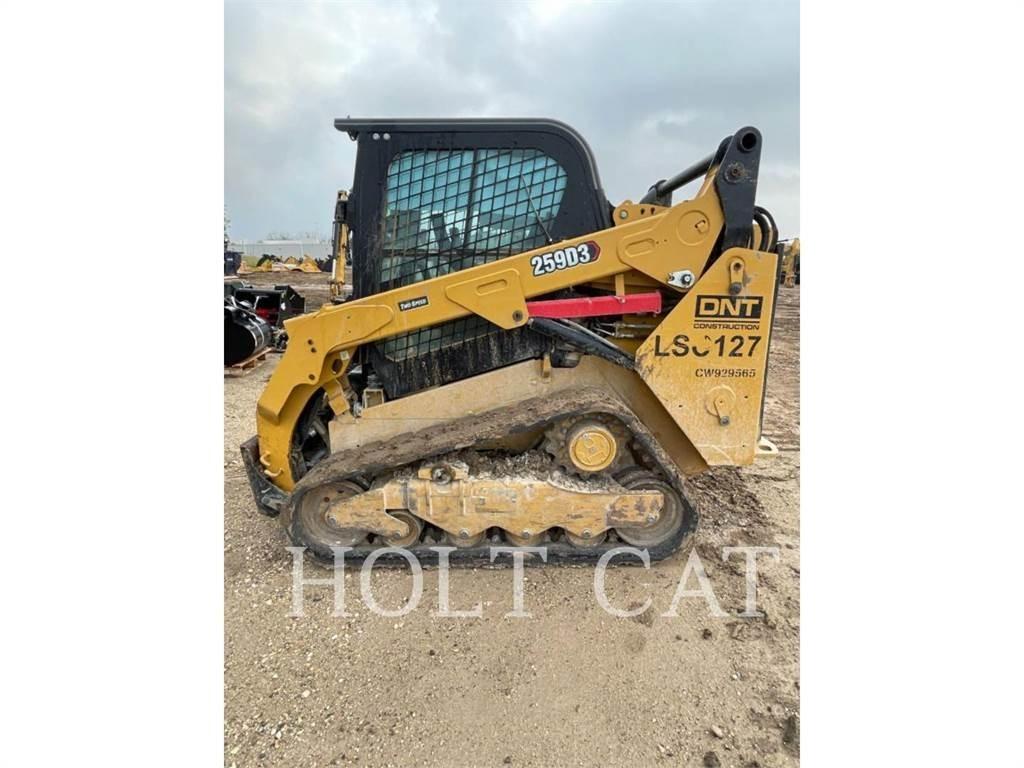 CAT 259D CAB Carregadoras de direcção deslizante