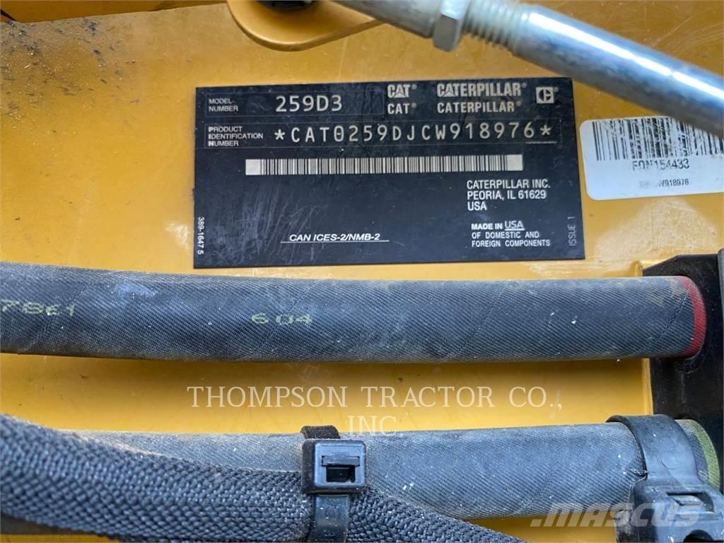 CAT 259D3 Pás Carregadoras de rastos