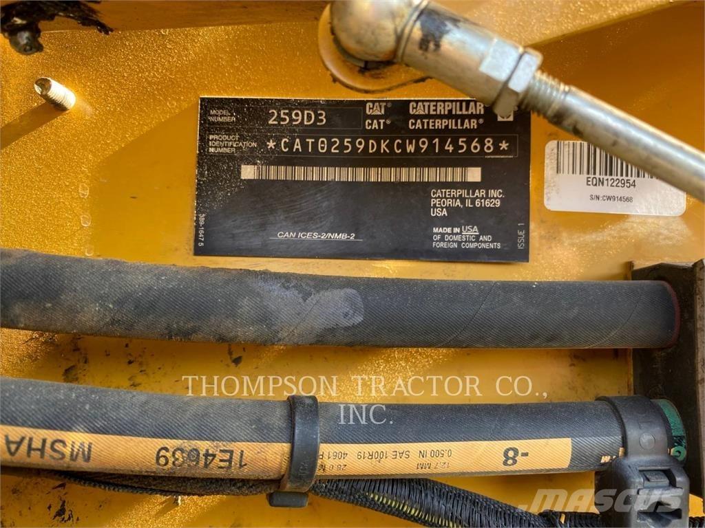 CAT 259D3 Pás Carregadoras de rastos