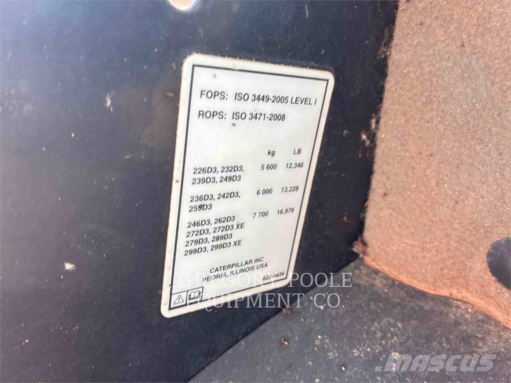 CAT 259D3 Pás Carregadoras de rastos