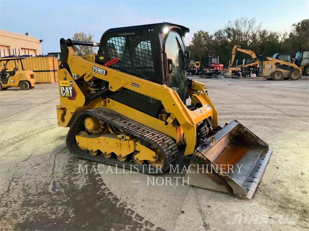CAT 259D3 AQB Carregadoras de direcção deslizante