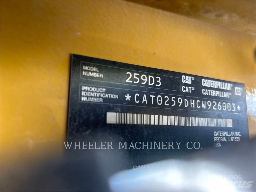 CAT 259D3 C3H2 Pás Carregadoras de rastos