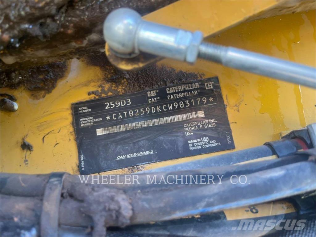 CAT 259D3 C3H2 Pás Carregadoras de rastos