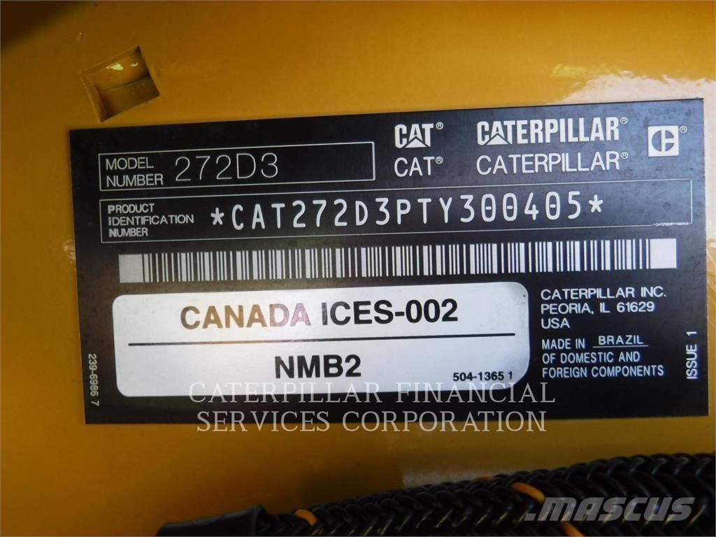 CAT 272D3HF Carregadoras de direcção deslizante