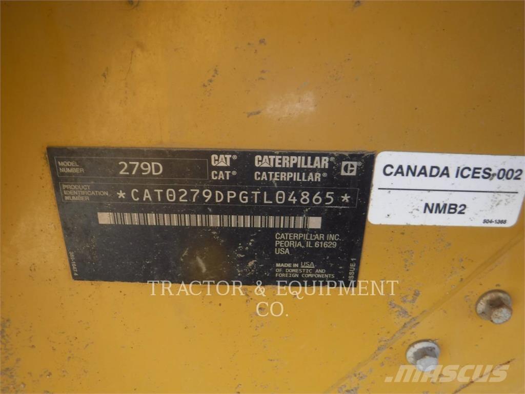 CAT 279D Carregadoras de direcção deslizante
