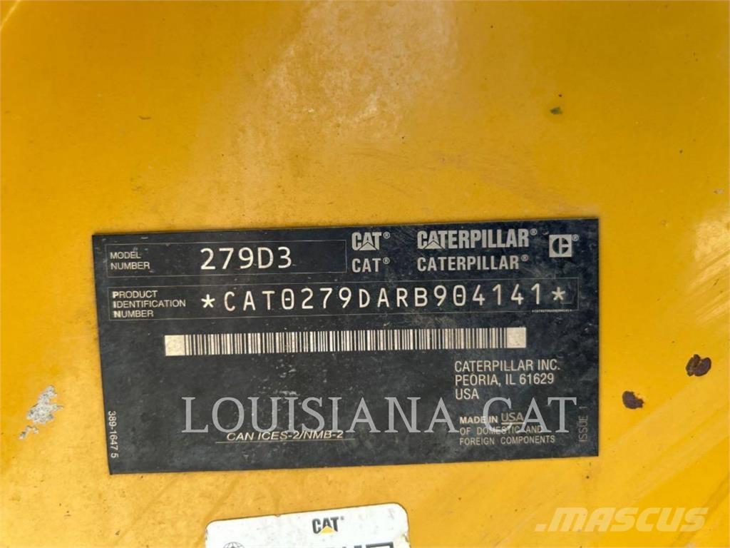 CAT 279D3 Carregadoras de direcção deslizante