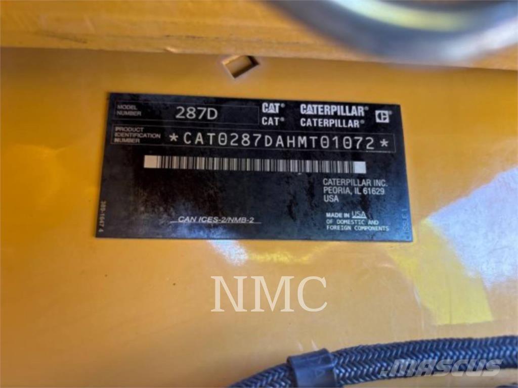 CAT 287D Carregadoras de direcção deslizante