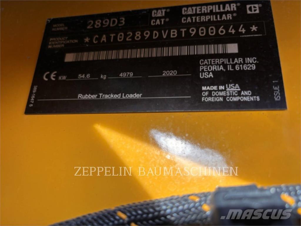 CAT 289D Carregadoras de direcção deslizante
