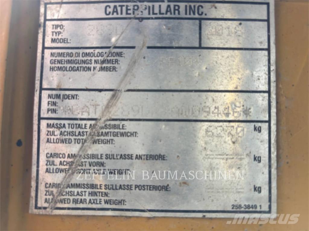 CAT 289D Carregadoras de direcção deslizante