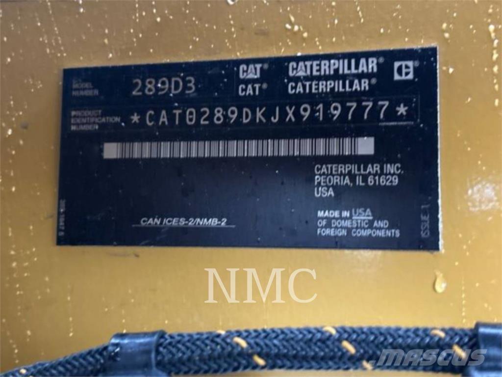CAT 289D3 Pás Carregadoras de rastos
