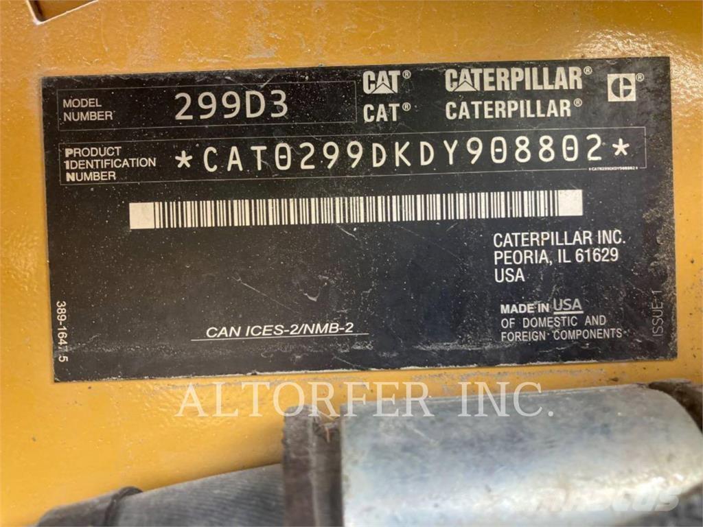 CAT 299D3 Carregadoras de direcção deslizante