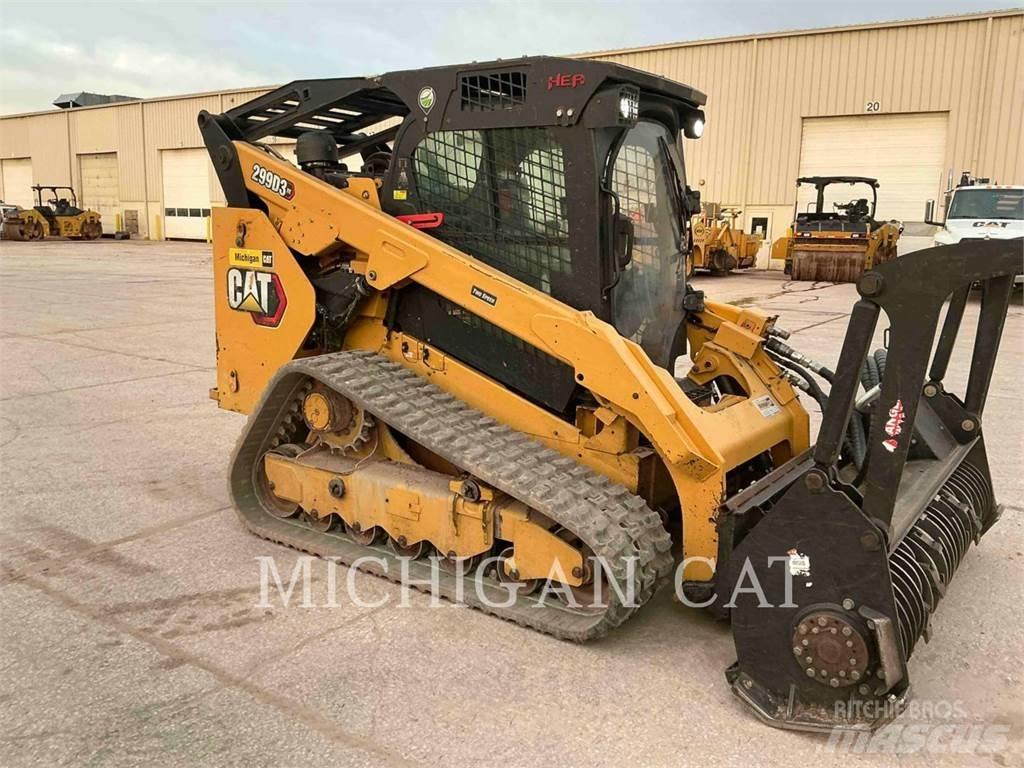 CAT 299D3XE D1AQBR Carregadoras de direcção deslizante