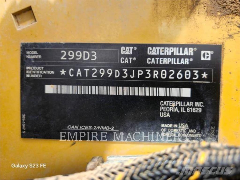 CAT 299D3XPSCA Carregadoras de direcção deslizante