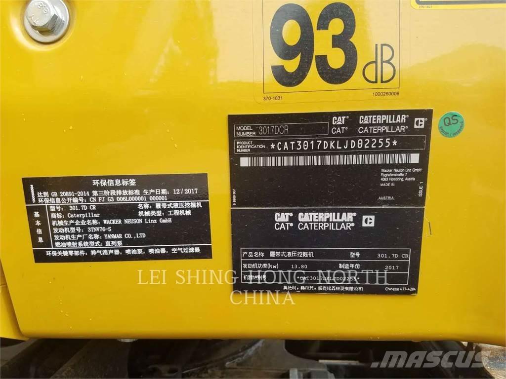 CAT 301.7DCR Escavadoras de rastos