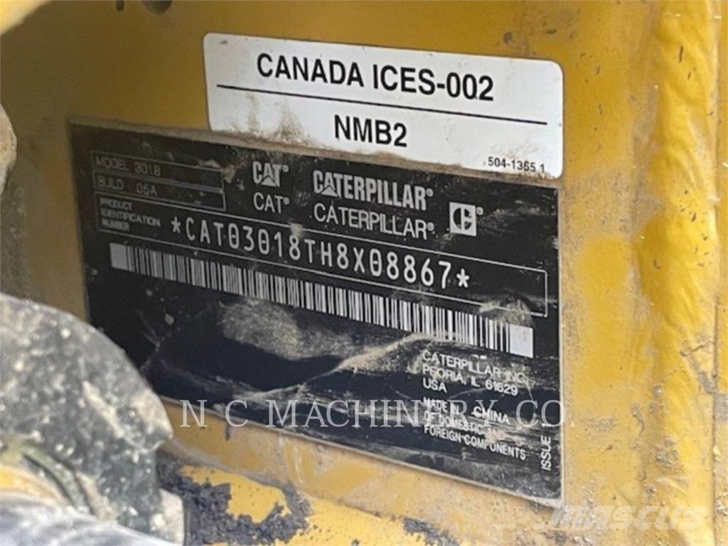 CAT 301.8 CRCB Escavadoras de rastos