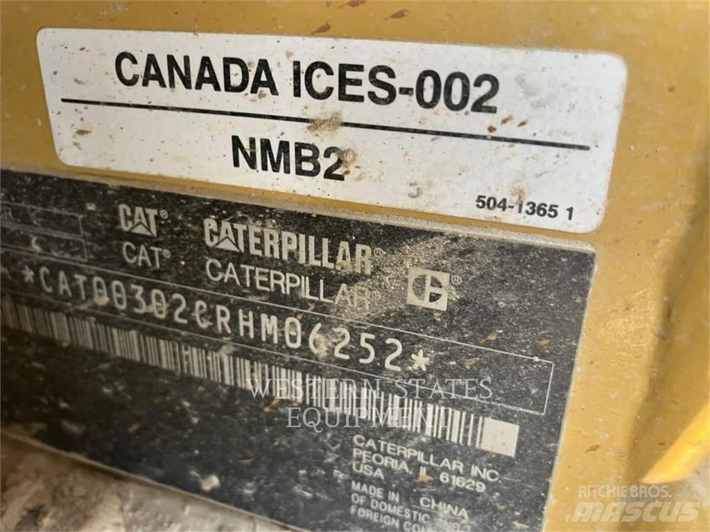 CAT 302 Escavadoras de rastos