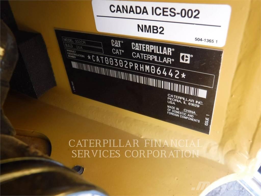 CAT 302-05CR Escavadoras de rastos