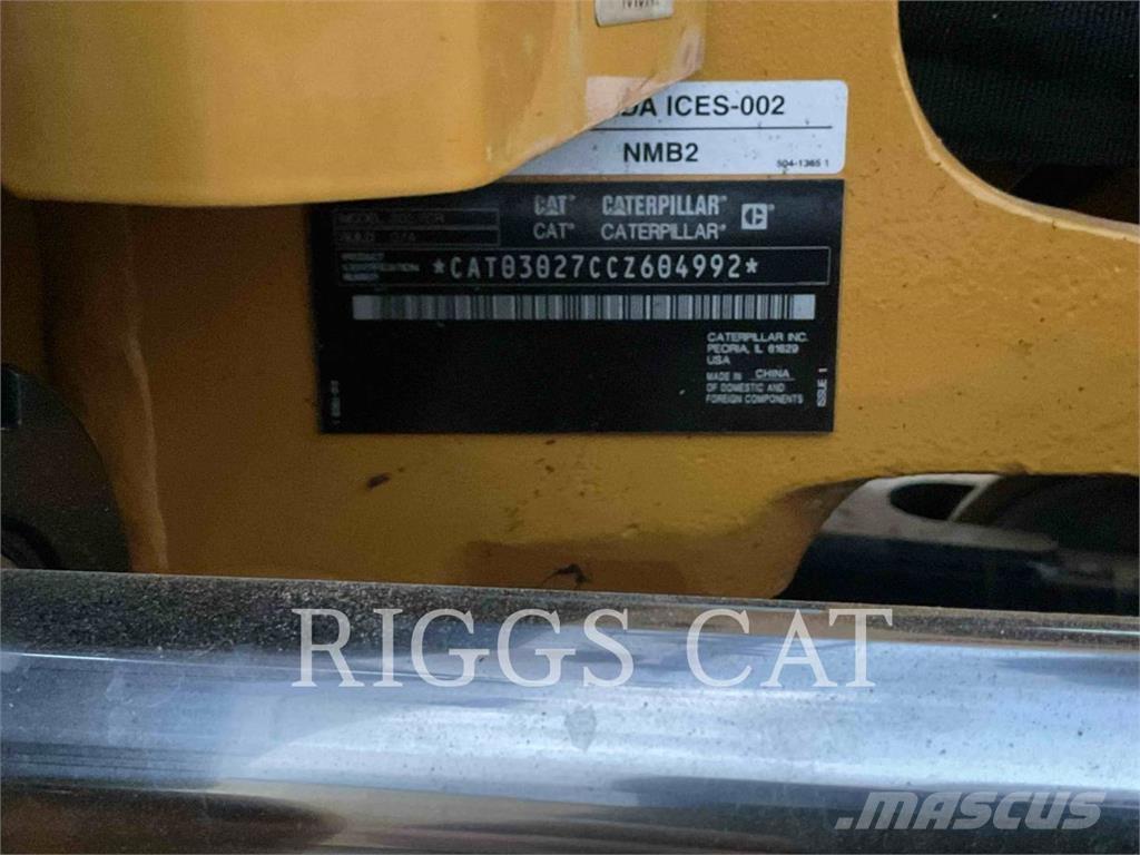CAT 302.707CR Escavadoras de rastos