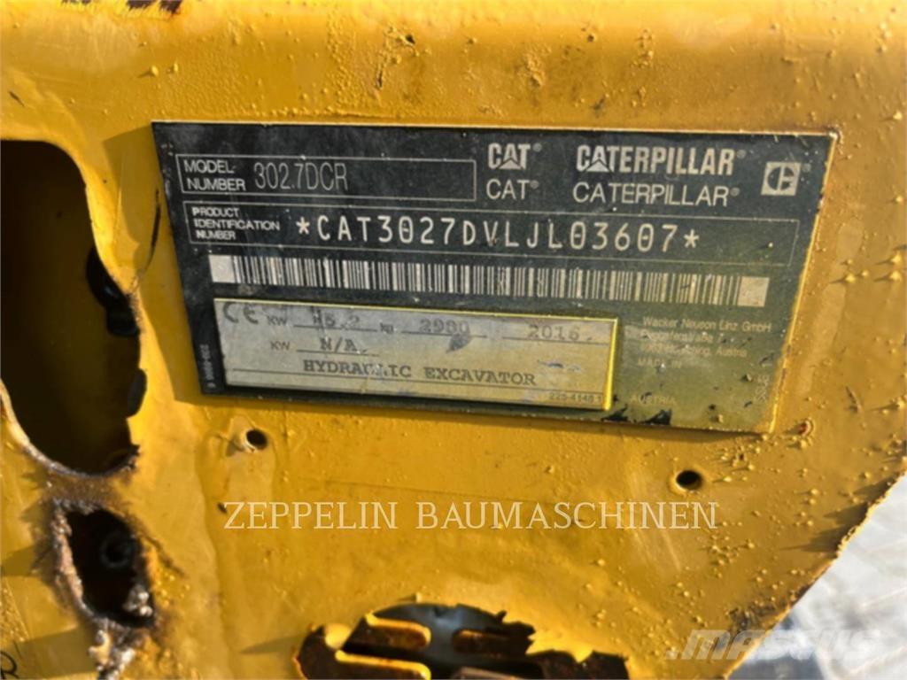 CAT 302.7D Escavadoras de rastos