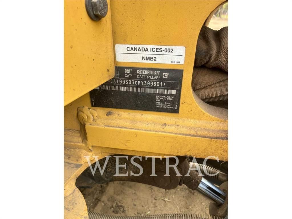 CAT 303 Mini Escavadoras <7t