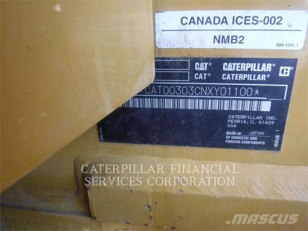 CAT 303-07CR Escavadoras de rastos