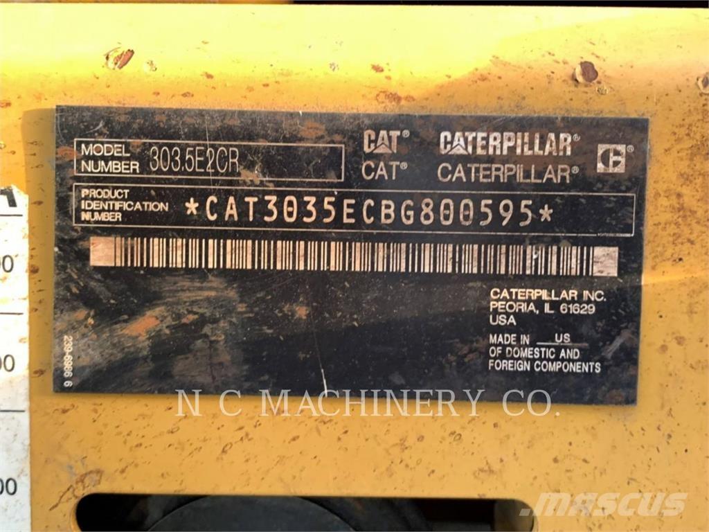 CAT 303.5E2CRN Escavadoras de rastos