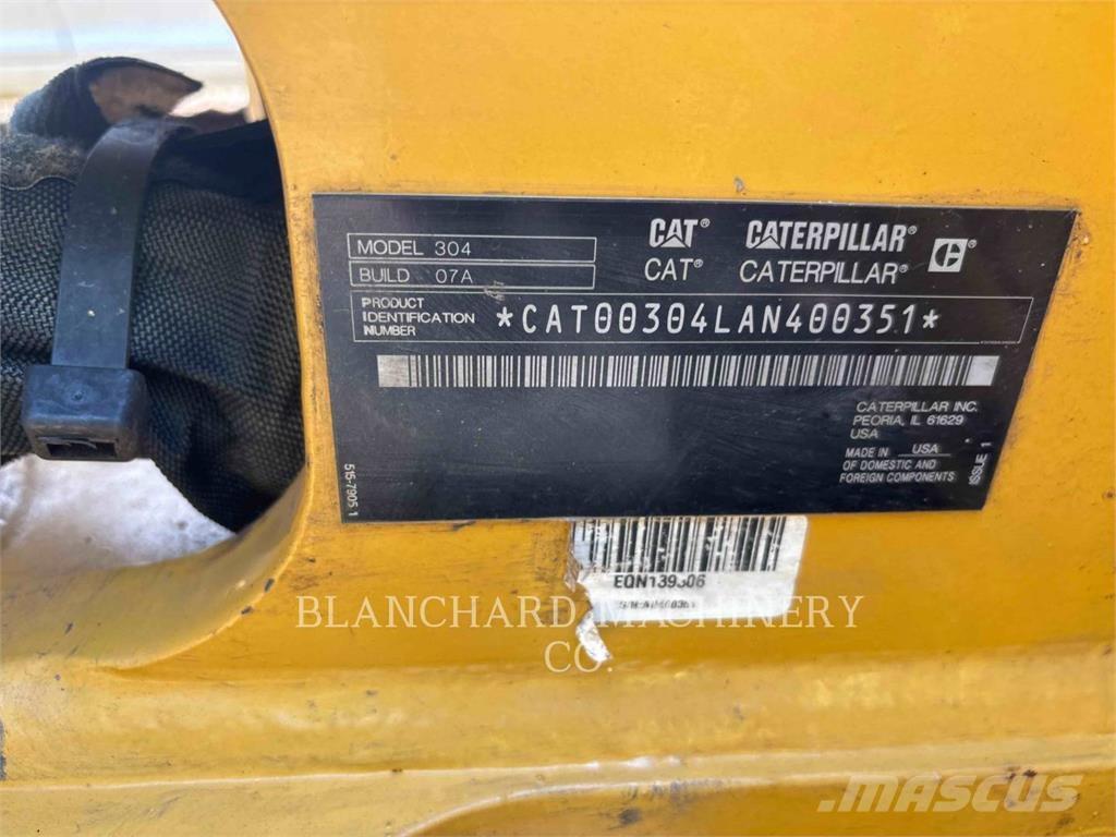 CAT 304 Escavadoras de rastos